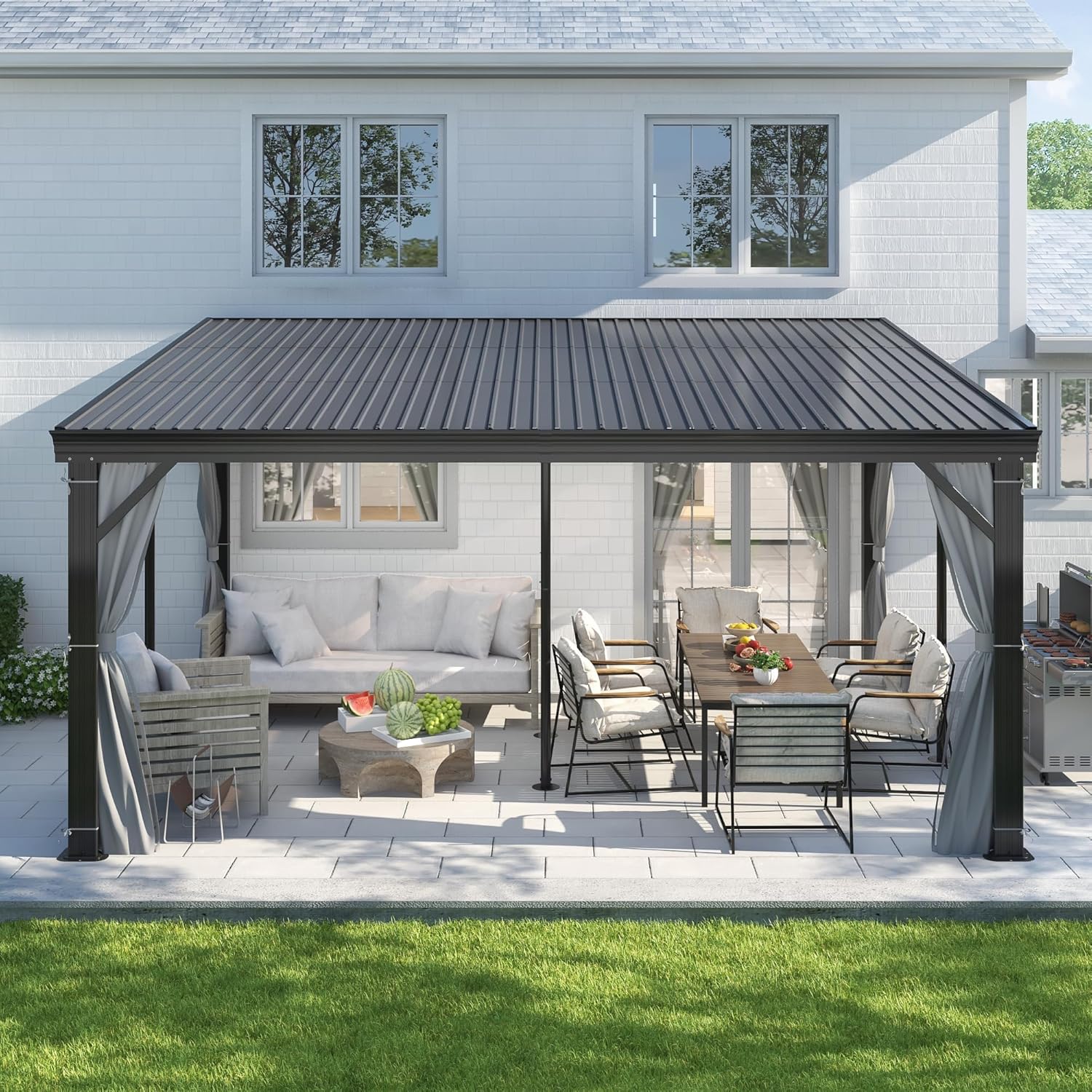 Image 1 of buy hardtop wall mounted gazebo