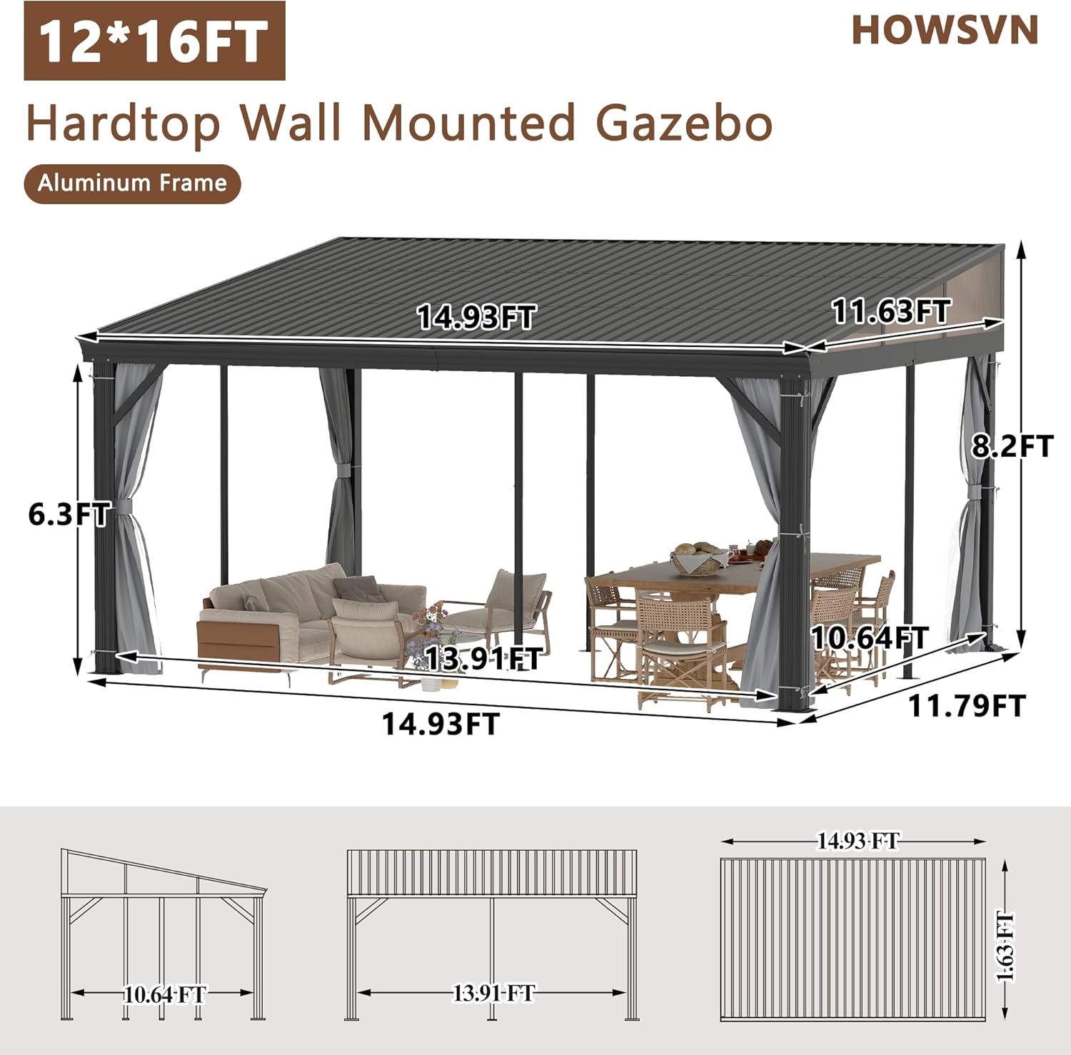 buy hardtop wall mounted gazebo,lean to gazebo pros cons,aluminum frame gazebo worth buying,galvanized steel roof gazebo for cars,best wall mounted gazebo for patio,curtains netting gazebo vs alternatives unboxing and complete package contents