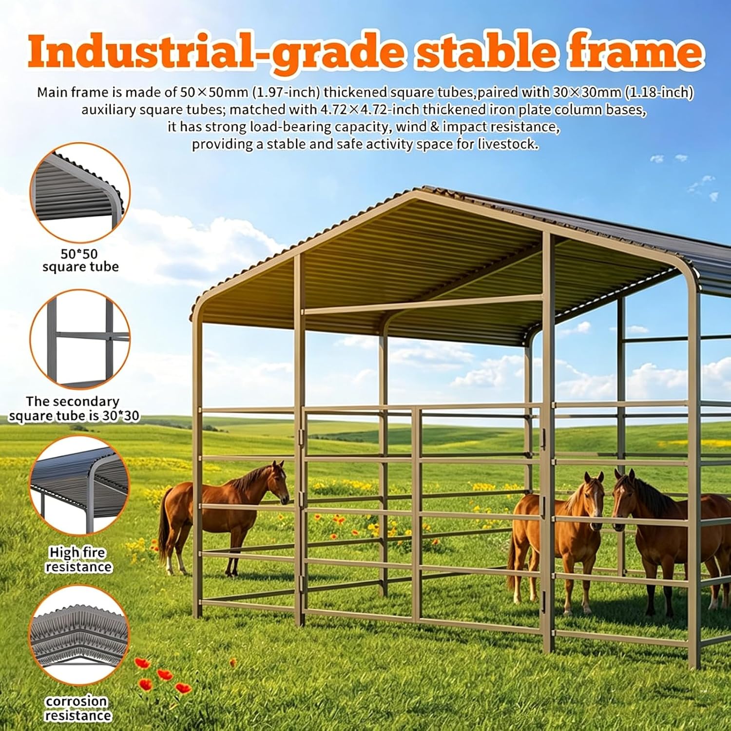 buy heavy duty livestock shelter,best galvanized steel corral shelter,heavy duty livestock shelter pros cons,livestock shelter worth buying,best run-in shed for horses,MachPro shelter for cattle performance testing and real-world results
