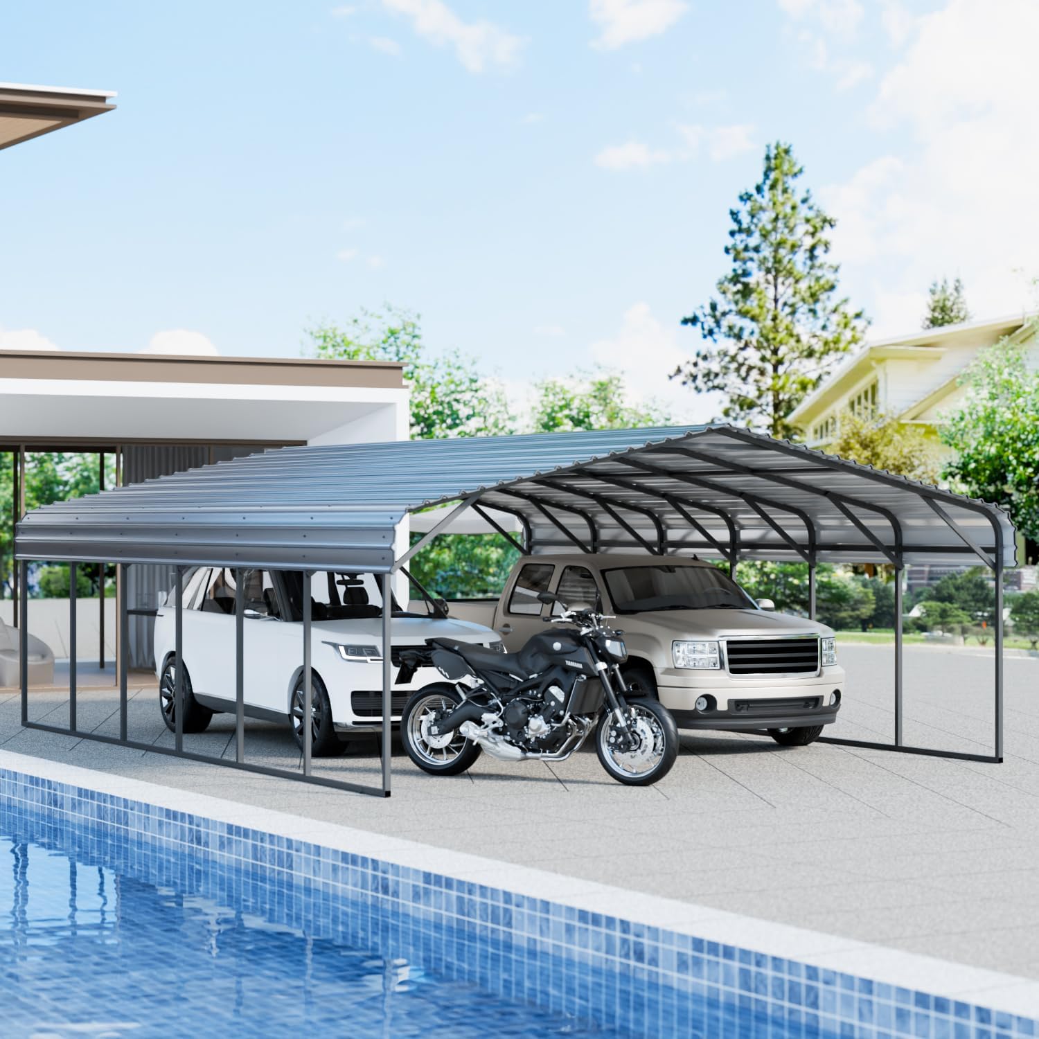 Image 1 of buy heavy duty metal carport