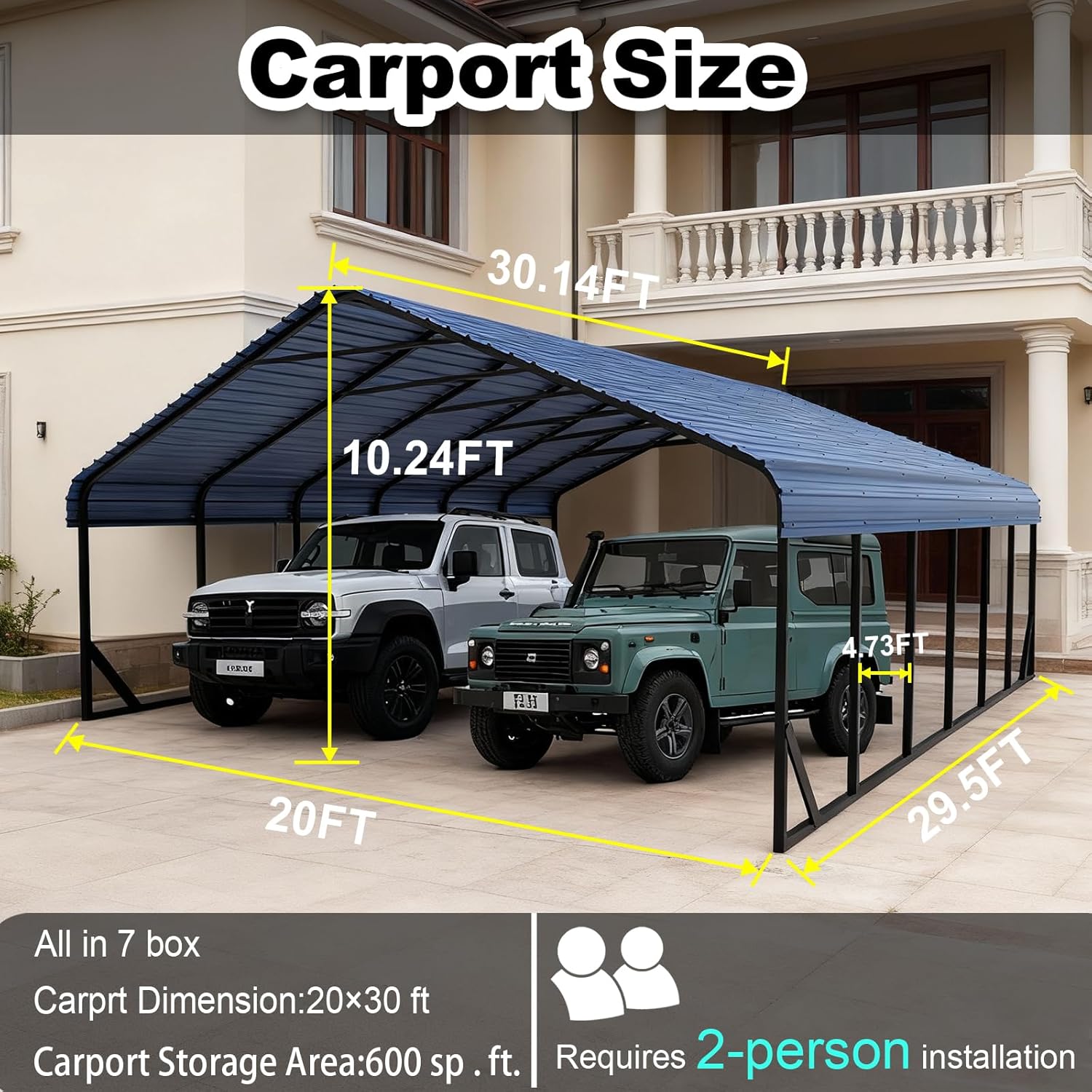 buy heavy duty metal carport,best carport for 3 cars,metal carport pros cons,heavy duty carport vs shelter,should I buy a portable garage,galvanized steel carport worth buying unboxing and complete package contents
