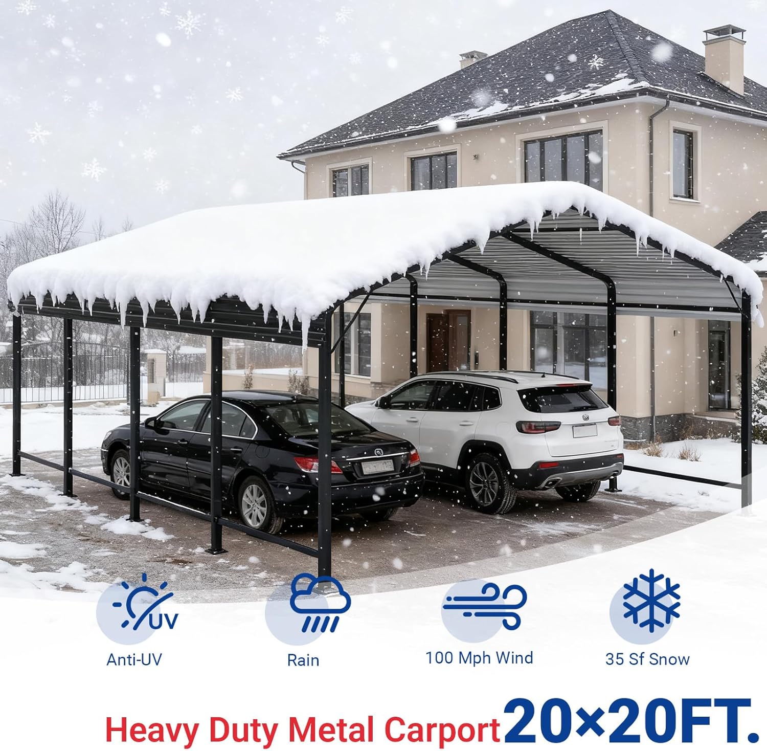 buy heavy duty metal carport,best carport for vehicles,galvanized steel car shelter worth buying,carport wind resistance 100 mph,all season carport pros cons,heavy duty carport vs fabric shelter unboxing and complete package contents