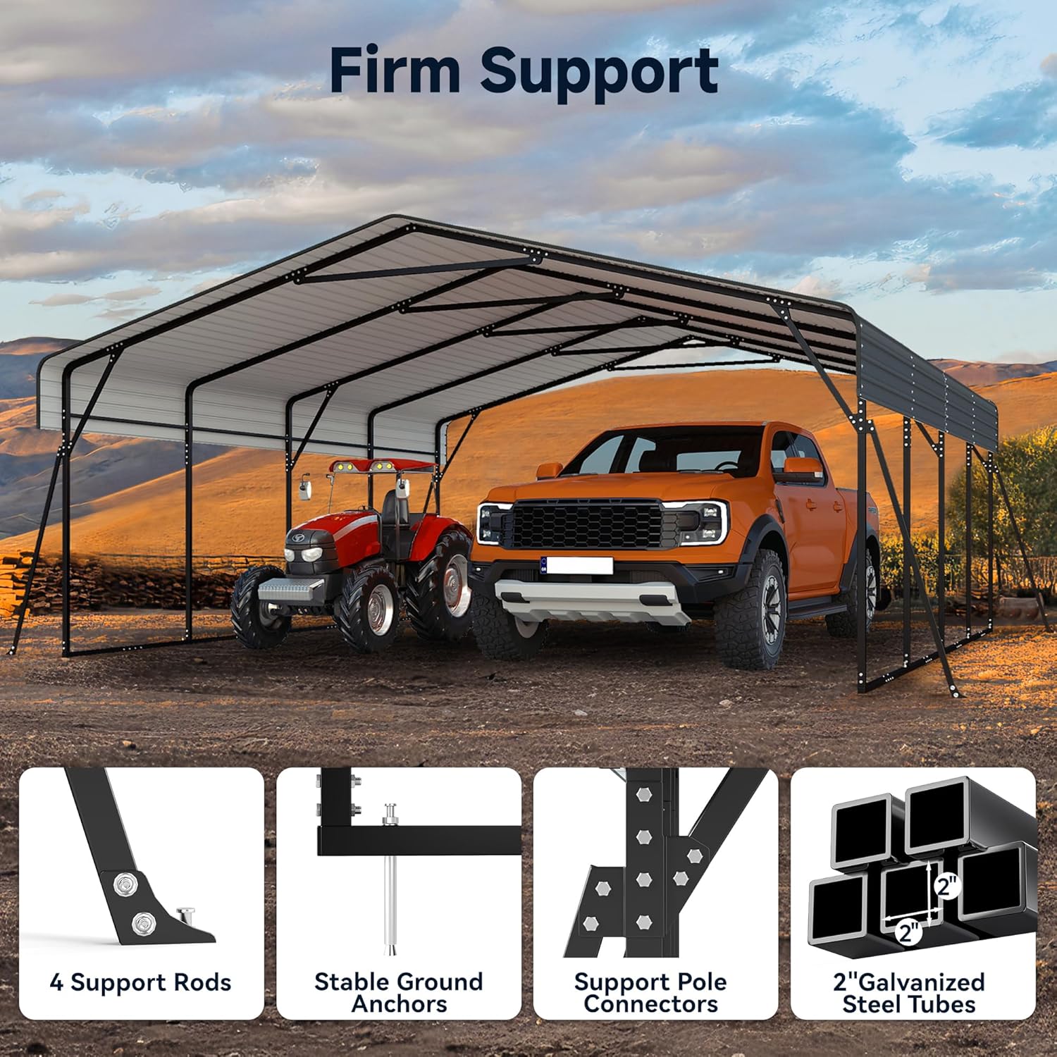 buy heavy duty metal carport,should I buy a heavy duty carport,20x20 metal carport pros cons,best metal carport for cars,heavy duty carport worth buying,galvanized steel carport vs alternatives unboxing and complete package contents