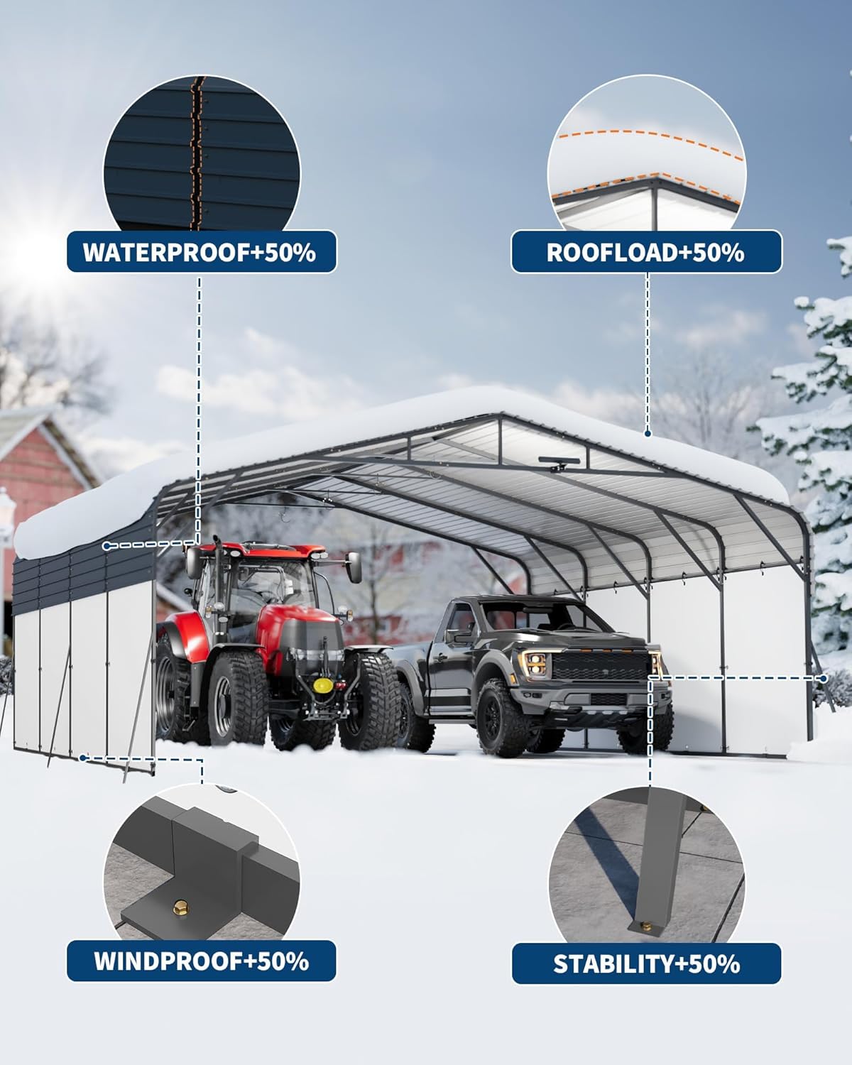 buy heavy duty metal carport,should I buy a metal carport for my truck,Garvee carport vs other brands,heavy duty carport pros and cons,best metal carport for boats worth buying,20x20 carport for vehicles honest review performance testing and real-world results