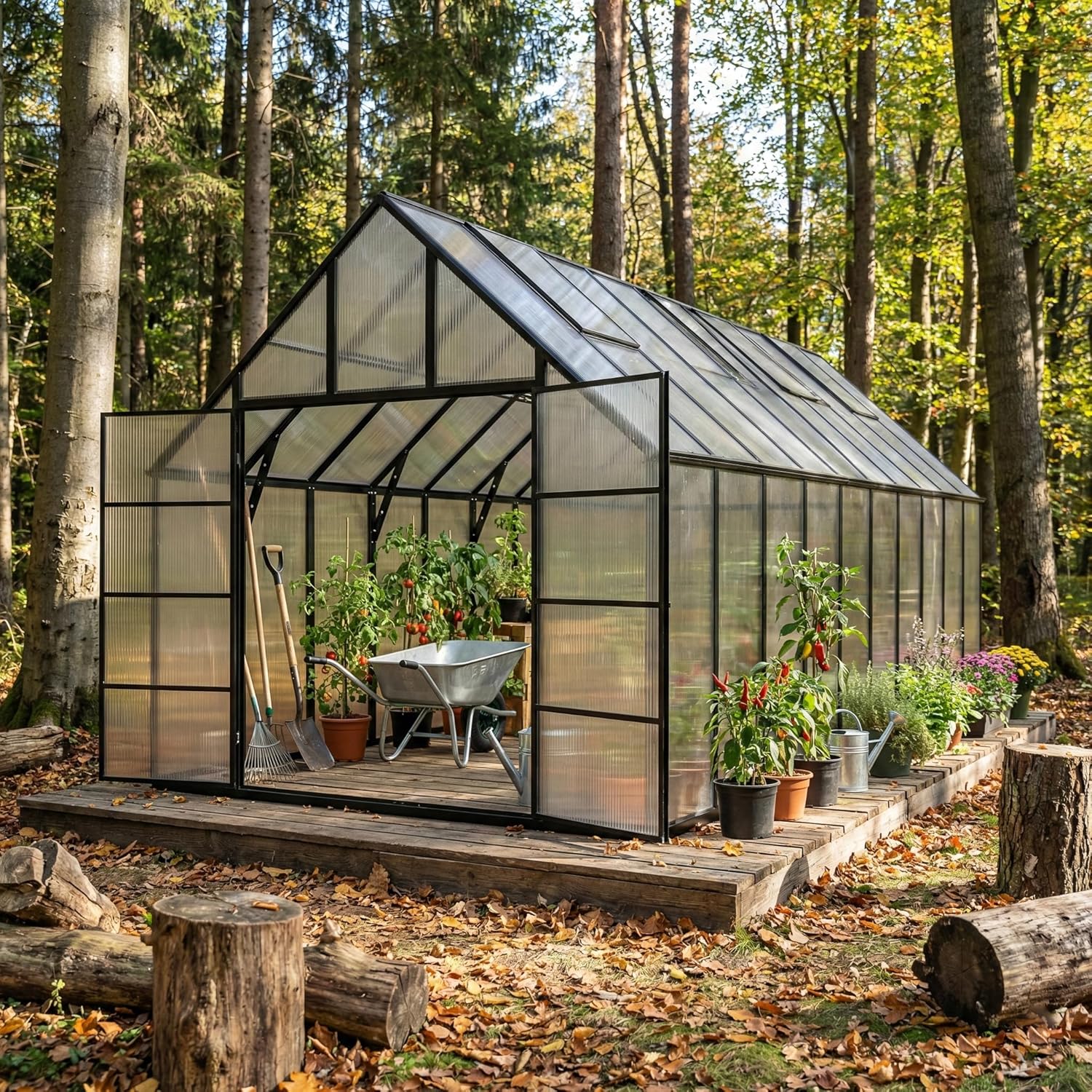 Image 1 of buy heavy duty polycarbonate greenhouse
