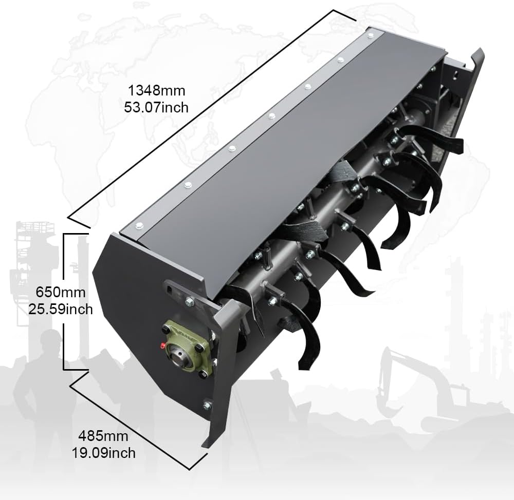 buy heavy duty tiller for mini skid steer,mini skid steer tiller worth buying,heavy duty tiller attachment pros cons,best soil cultivator for skid steer,hydraulic tiller for landscaping,should i buy a mini skid steer tiller unboxing and complete package contents