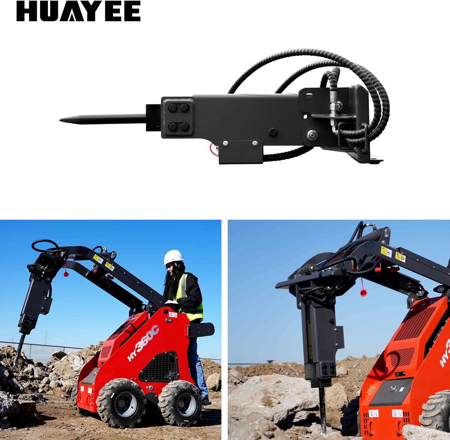 Step-by-step guide for buy hydraulic breaker for mini skid steer,should I buy a hydraulic breaker for skid steer,hydraulic breaker for mini skid steer pros cons,best mini skid steer demolition attachments,HUAYEE HYS10 breaker worth buying,hydraulic breaker vs excavator for concrete - complete tutorial