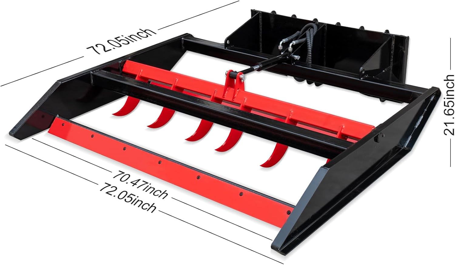 buy hydraulic skid steer scarifier,72 inch skid steer land leveler,skid steer grading attachment for bobcat,hydraulic land ripper scarifier worth buying,best skid steer attachment for land leveling,should I buy a hydraulic scarifier for my skid steer unboxing and complete package contents