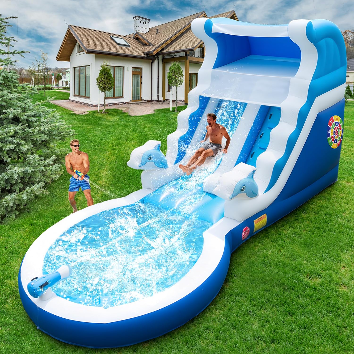 Image 1 of buy inflatable water slide commercial grade