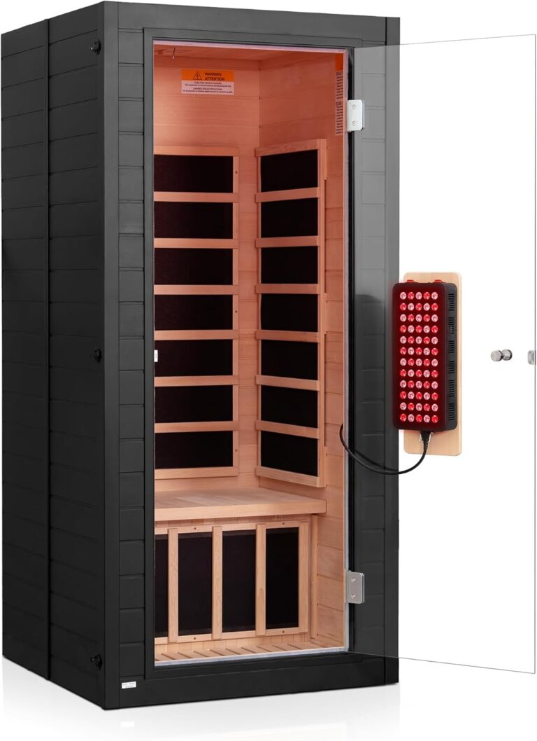 Image 1 of buy infrared sauna with red light therapy