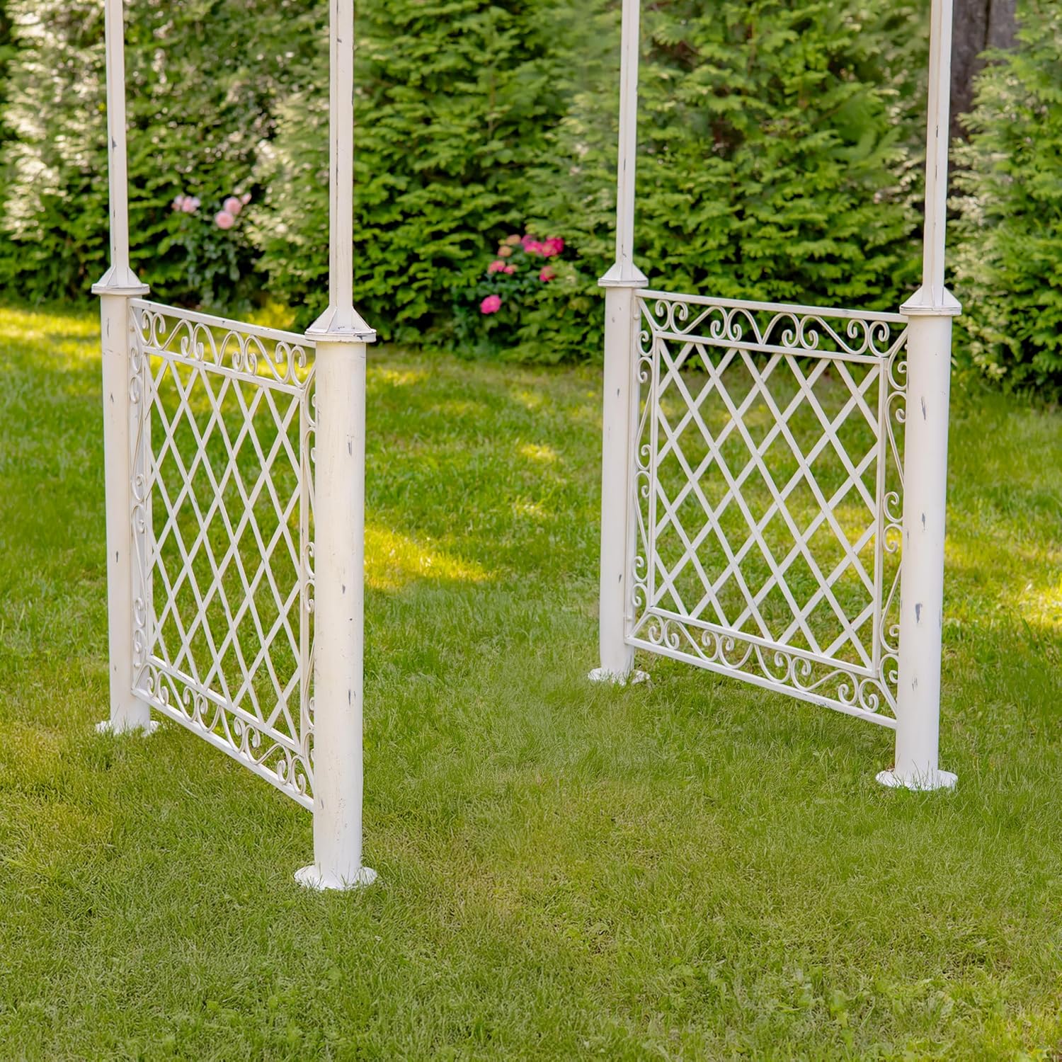 buy iron garden arch,best garden arch for climbing plants,iron arch vs wood arch,should I buy a metal garden arch,durable garden arch for weddings,powder coated iron arch pros cons unboxing and complete package contents