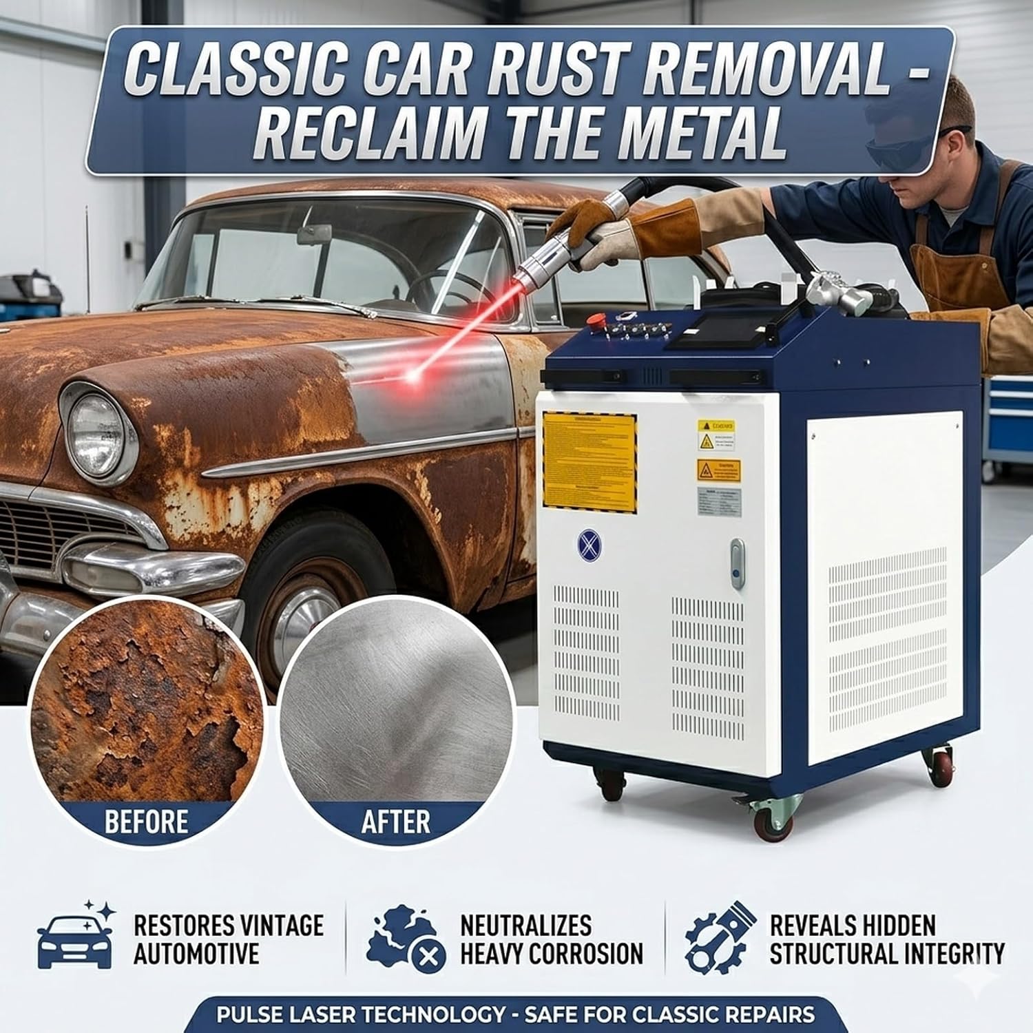 Buy Laser Cleaning Machine for Car: Honest Pros & Cons Analysis 2 buy laser cleaning machine for car,laser cleaner for rust removal,best laser cleaner for auto restoration,laser cleaning machine worth buying,laser cleaner pros and cons,should I buy a laser cleaner unboxing and complete package contents