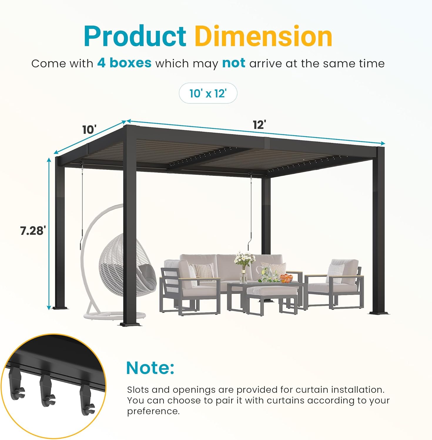 buy louvered pergola 10x12,should I buy a louvered pergola,louvered pergola pros cons,adjustable roof pergola worth buying,best metal pergola for patio,FansaFurn pergola honest review performance testing and real-world results
