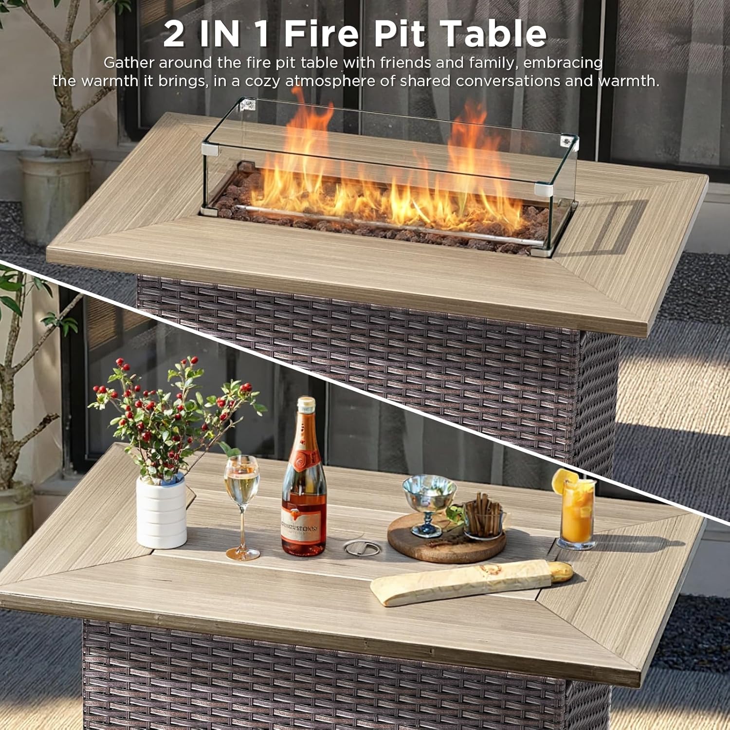 buy luxury patio furniture set,best outdoor conversation set with fire pit,should I buy a wicker patio set,10 piece patio furniture pros cons,swivel glider patio chairs worth buying,fire pit table set for garden performance testing and real-world results