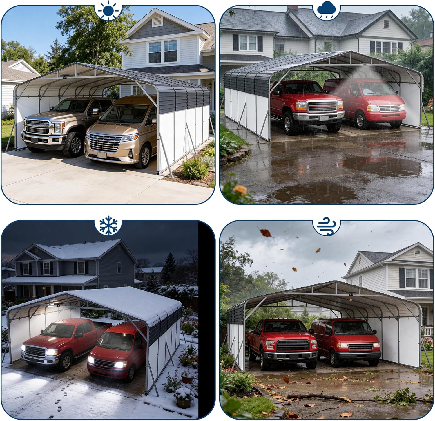 buy metal carport with led light,20x25ft carport pros cons,idealhouse carport worth buying,metal carport vs canopy shelter,best carport for multiple vehicles,should I buy a metal carport performance testing and real-world results