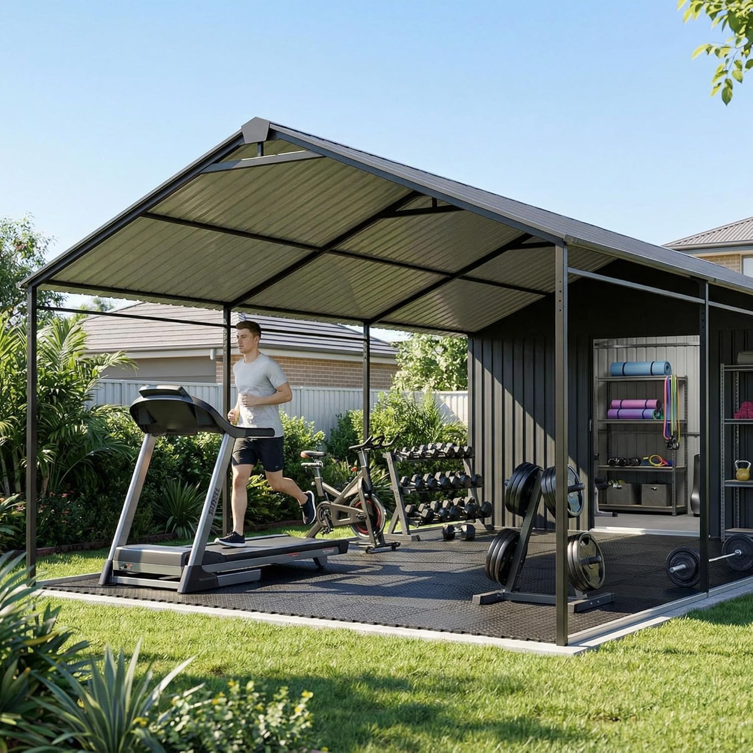 buy metal carport with storage shed,12x20 carport with storage shed,heavy duty galvanized steel carport,carport vs garage worth it,best carport for truck and boat,waterproof carport for garden tools performance testing and real-world results