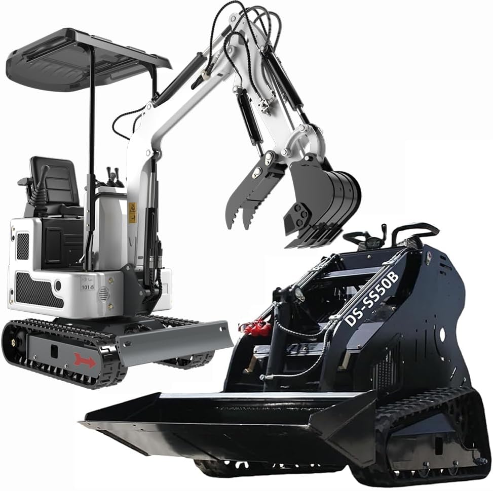 Image 1 of buy mini skid steer excavator combo