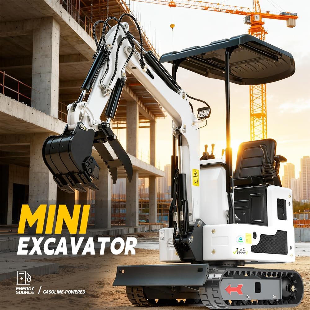 buy mini skid steer excavator combo,mini excavator combo worth buying,best compact loader for landscaping,skid steer excavator pros cons,should I buy a mini excavator combo,ATTACHXPRO DS15WP-310 honest unboxing and complete package contents