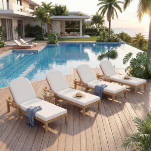 Image 1 of buy outdoor chaise lounge chair set