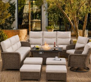 Image 1 of buy outdoor furniture set with fire pit