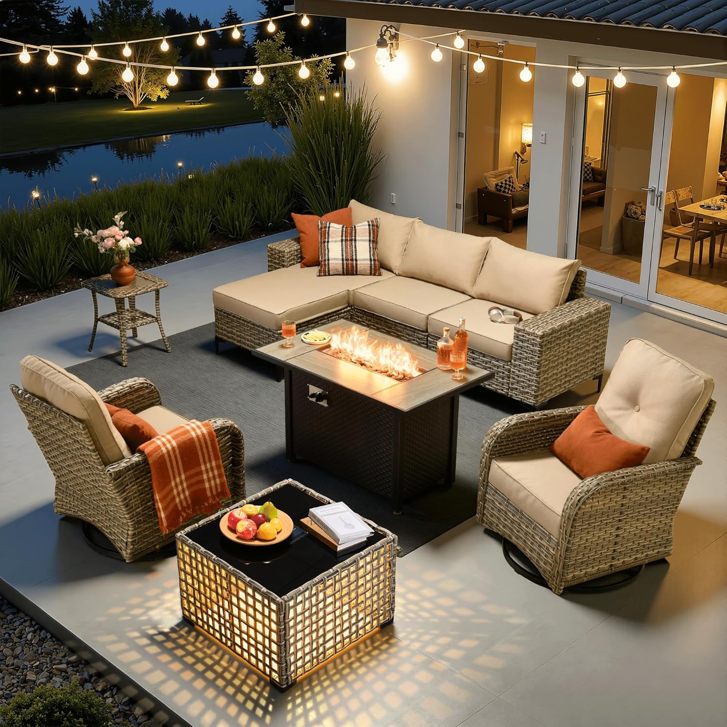 Image 1 of buy ovios 9-piece patio furniture set