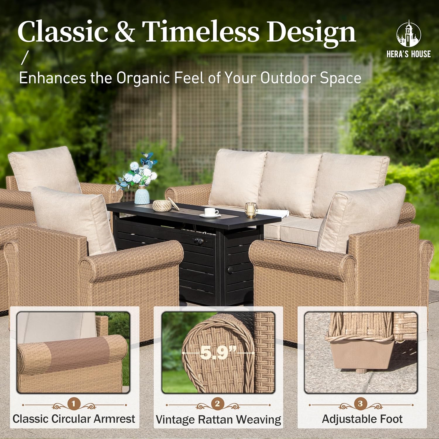 buy patio furniture set with fire pit,outdoor wicker sofa set pros cons,best rattan conversation set for backyard,HERA'S HOUSE patio set vs alternatives,should I buy 8 piece patio furniture,fire pit table seating set worth buying performance testing and real-world results