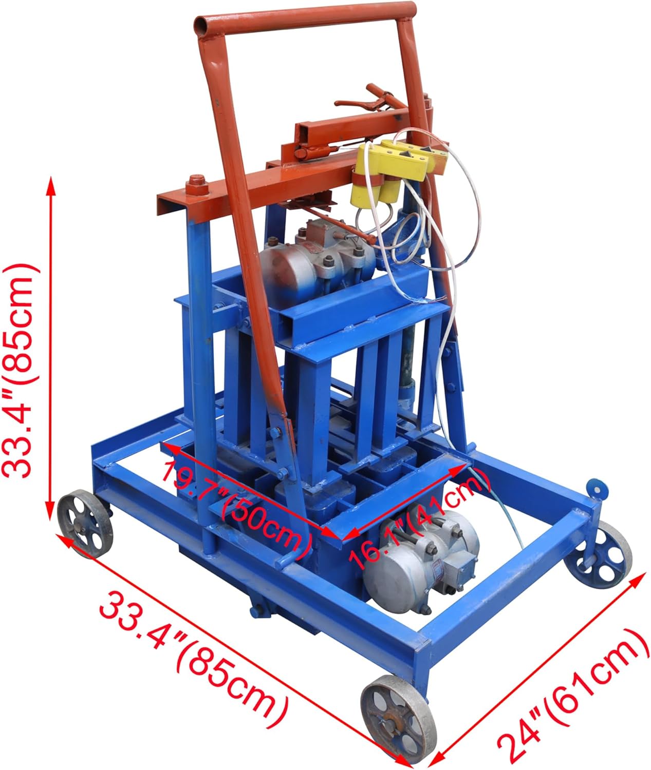 buy semi-automatic brick making machine,should I buy brick making machine,portable brick making machine vs manual,semi-automatic hollow block machine pros cons,best brick making machine for home use,cement block forming machine worth buying unboxing and complete package contents