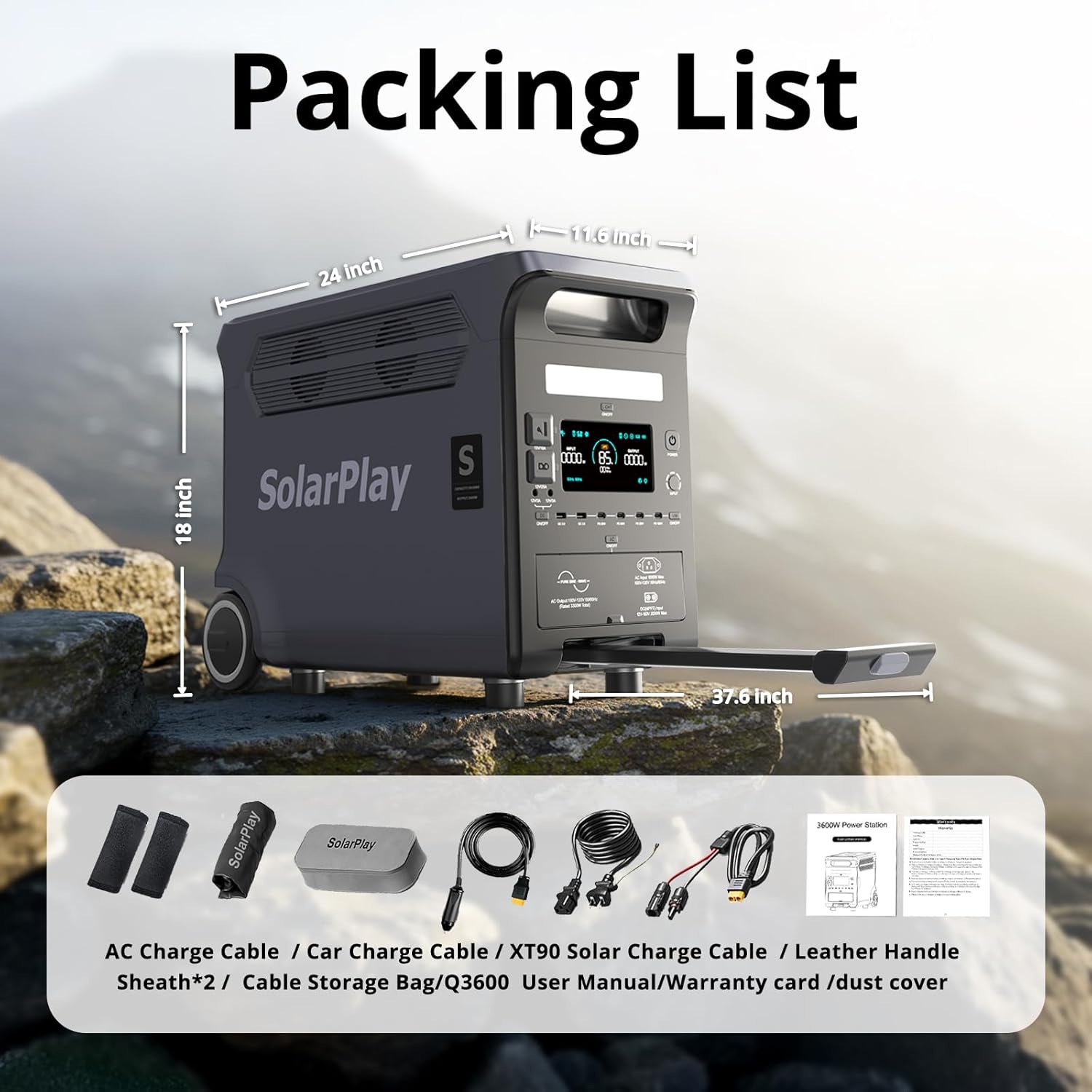 buy solarplay portable power station,solarplay q3600 pros cons,solarplay power station vs jackery,best solar generator for home backup,should i buy solarplay q3600,solarplay backup power worth it unboxing and complete package contents