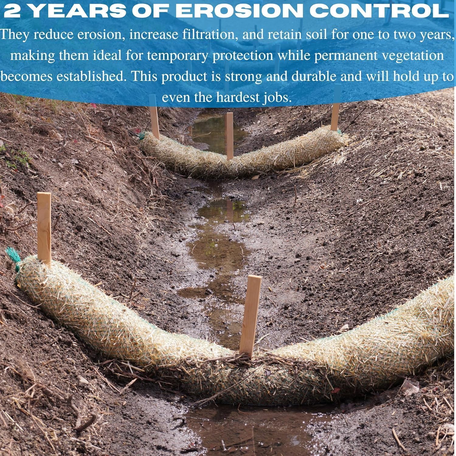 buy straw wattles pallet,straw wattles for erosion control,should I buy straw wattles,straw wattles pros cons,best erosion control wattles for slopes,straw wattles vs alternatives unboxing and complete package contents