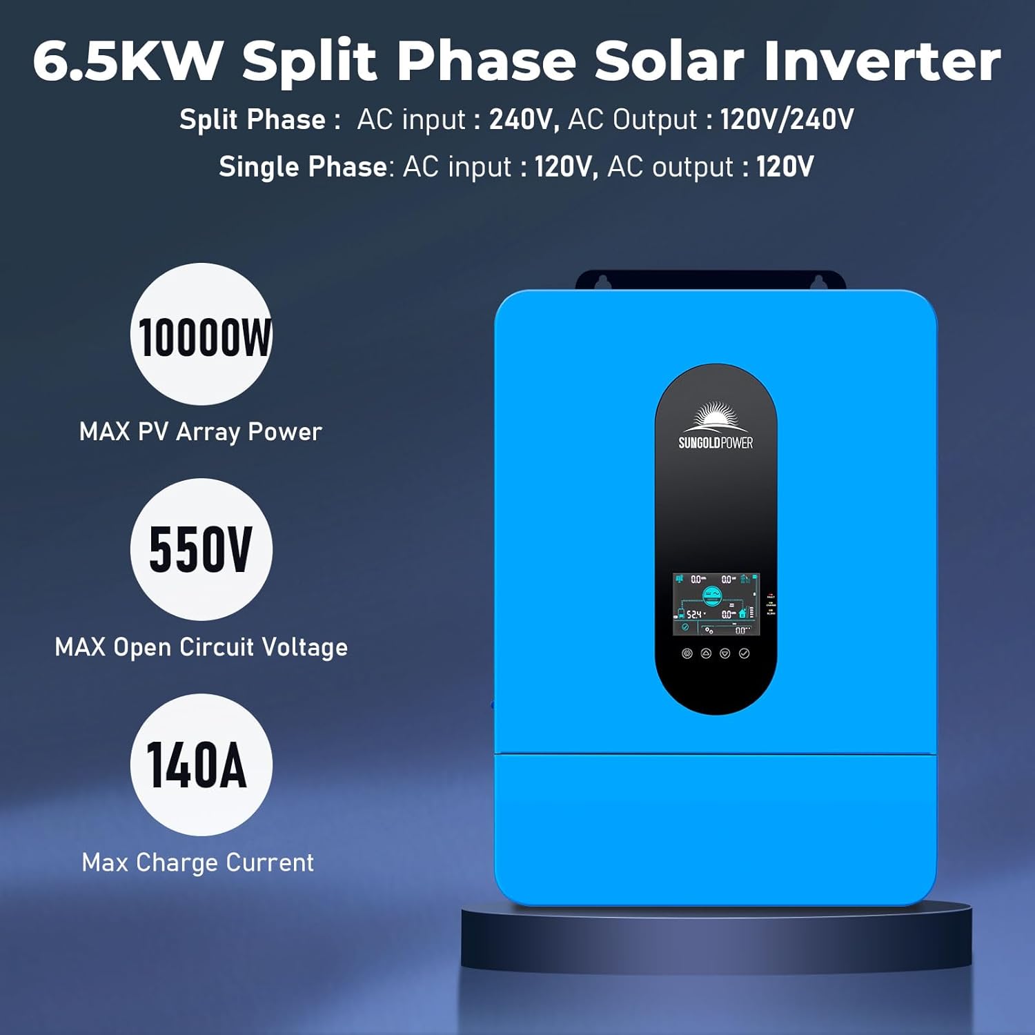 buy sungoldpower 6500w solar inverter,sungoldpower 6500w solar inverter pros cons,best split phase solar inverter for home,sungoldpower inverter vs eg4,should i buy sungoldpower 6500w inverter,sungoldpower 6500w solar inverter worth buying unboxing and complete package contents