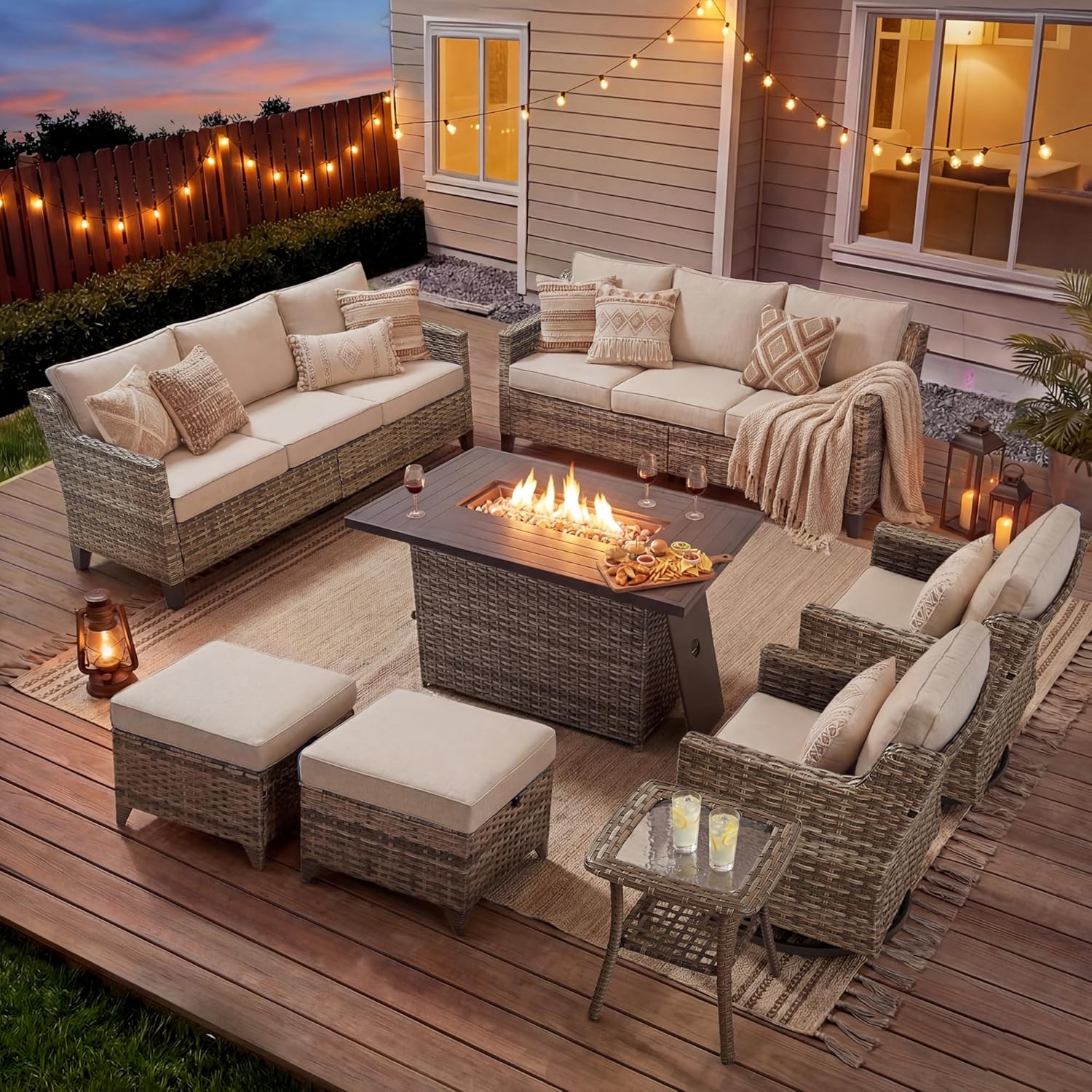 Image 1 of buy swivel patio furniture set