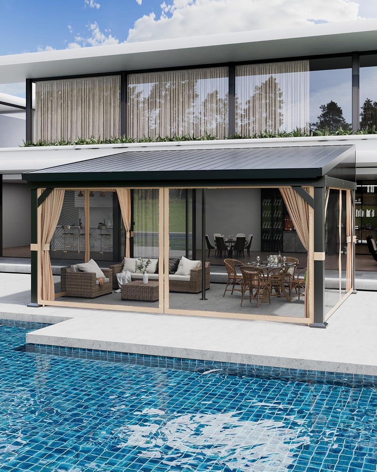 buy wall mounted lean to gazebo,best metal hardtop gazebo for patio,lean to gazebo pros cons,galvanized steel gazebo worth buying,wall mounted gazebo vs pergola,should I buy a lean to gazebo unboxing and complete package contents