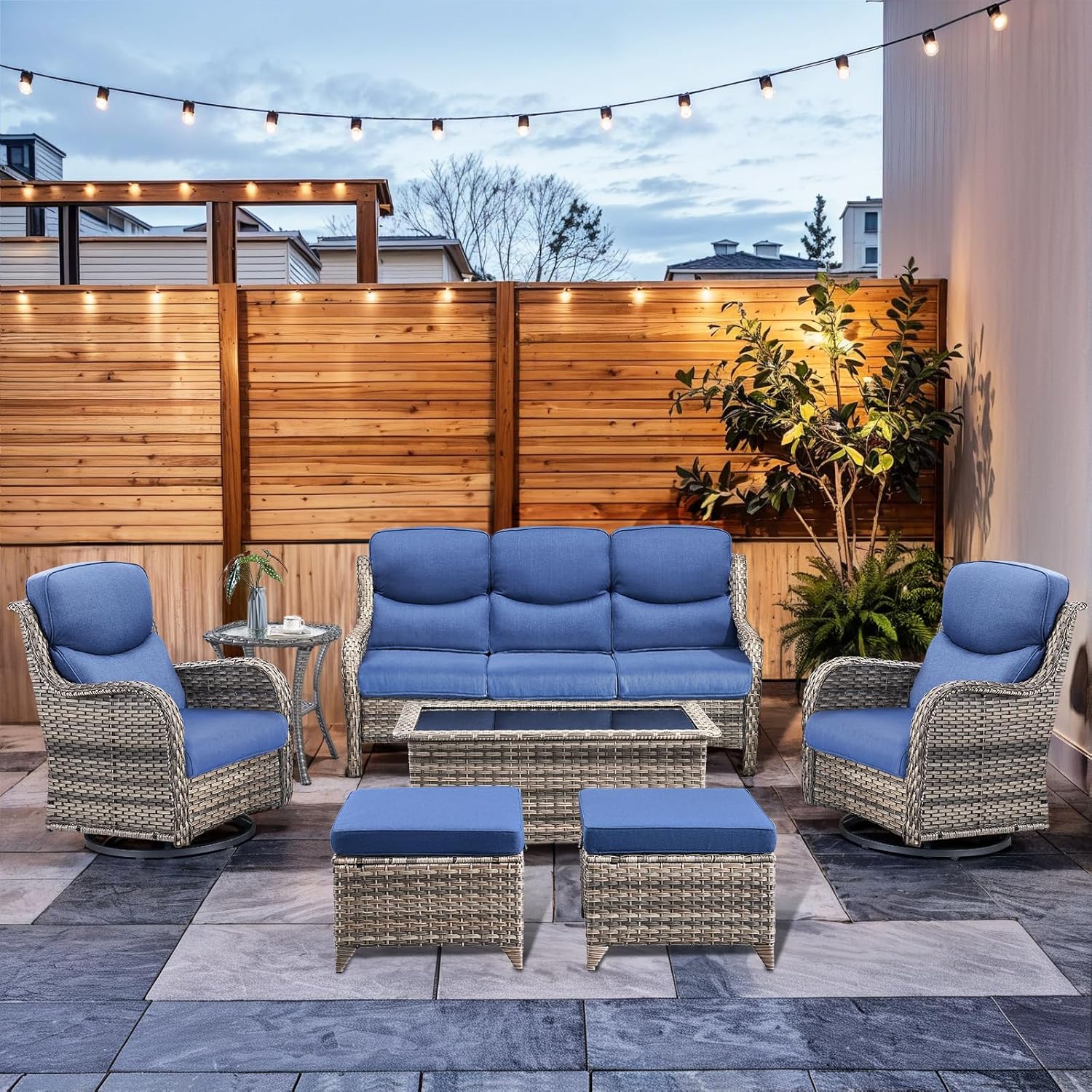 Image 1 of buy wicker patio furniture set