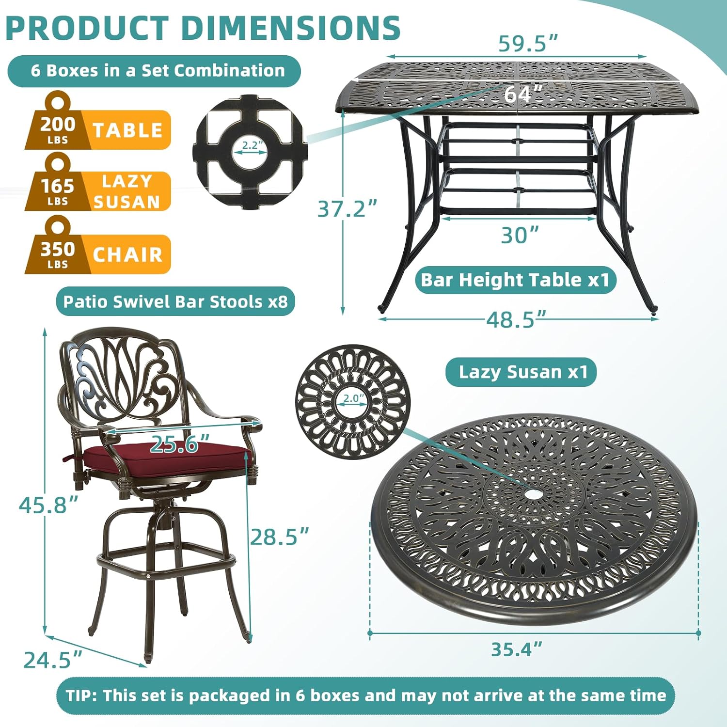 cast aluminum patio bar set worthy,should i buy cast aluminum patio set,meetwarm bar set pros cons,cast aluminum vs steel patio furniture,best outdoor bar set for patio,cast aluminum patio furniture worth buying unboxing and complete package contents