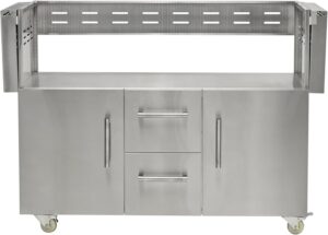 Image 1 of coyote 50 hybrid grill cart
