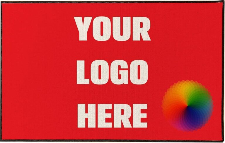 Image 1 of custom logo doormat 24x36