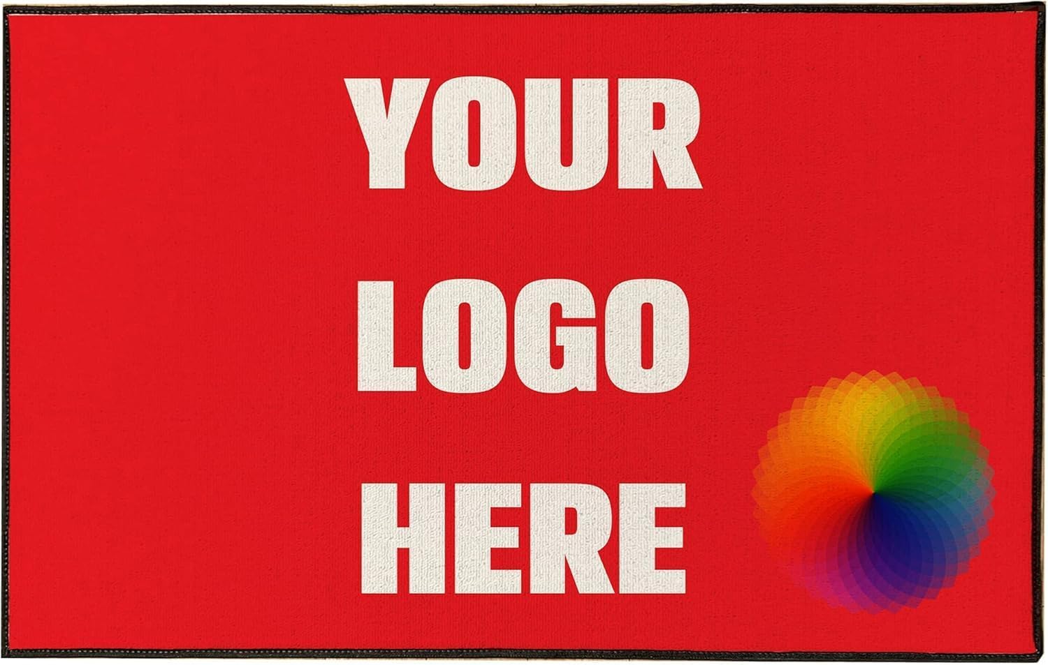 Image 1 of custom logo doormat 24x36