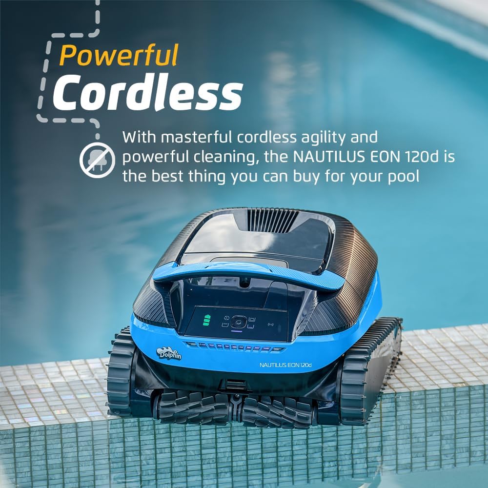 dolphin nautilus eon 120d honest,should I buy dolphin nautilus eon 120d,dolphin nautilus eon 120d vs alternatives,dolphin nautilus eon 120d pros cons,dolphin nautilus eon 120d worth buying,best cordless robotic pool cleaner for pools up to 50 ft performance testing and real-world results