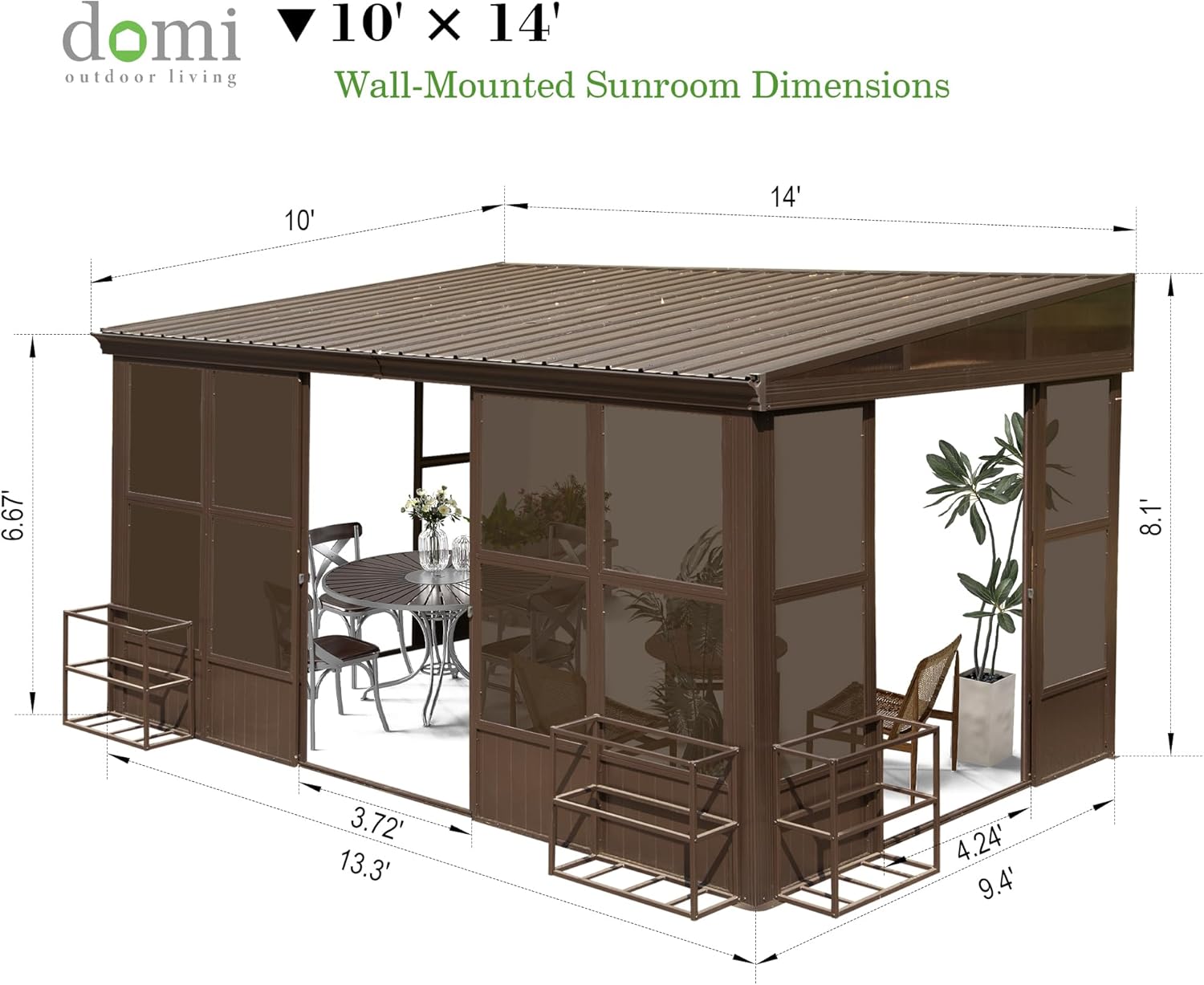 domi 10x14ft sunroom worth buying,domi sunroom pros and cons,best lean-to sunroom for patio,domi sunroom vs alternatives,should I buy a domi sunroom,domi sunroom honest assessment unboxing and complete package contents