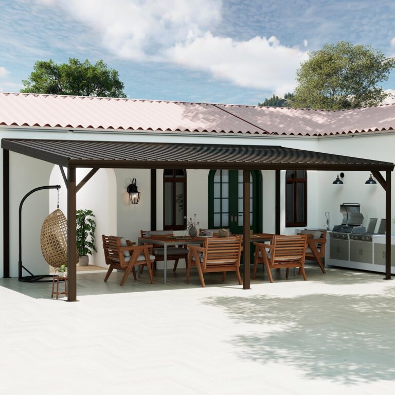 Image 1 of domi hardtop lean to gazebo pros cons