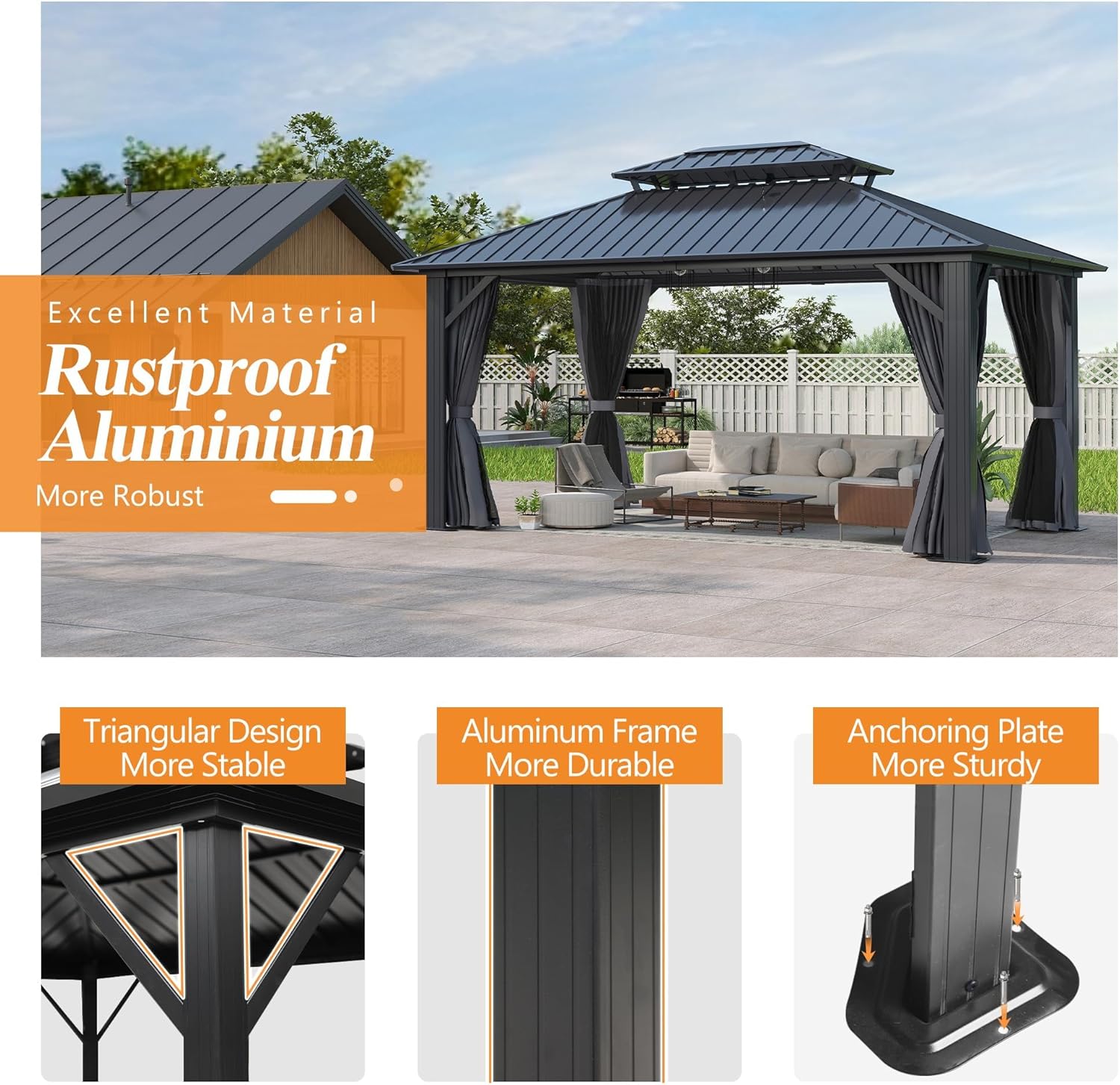 Step-by-step guide for gartoo hardtop gazebo 12x14,hardtop gazebo vs soft top,is gartoo gazebo worth buying,best 12x14 gazebo for patio,gartoo gazebo pros cons,should I buy gartoo hardtop gazebo - complete tutorial