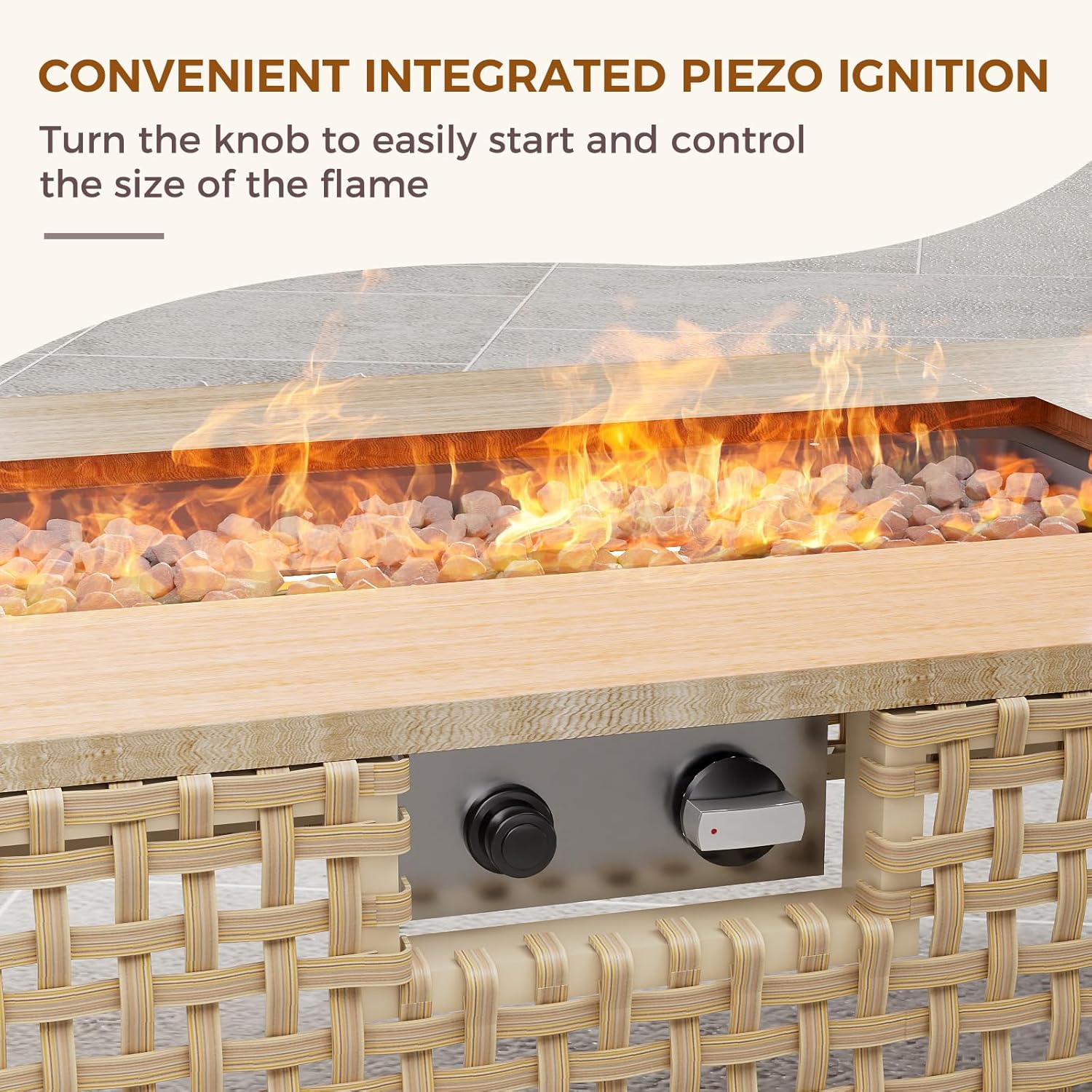grand patio 13 piece wicker fire pit set worth buying,best wicker patio furniture sets for fire pit,grand patio fire pit table pros cons,should i buy grand patio wicker set,patio conversation set with fire pit vs alternatives,boho outdoor furniture set with fire table unboxing and complete package contents