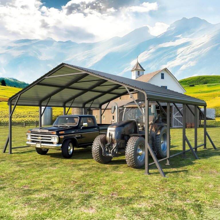 Image 1 of heavy duty carport for vehicles