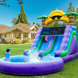 Image 1 of heavy duty inflatable water slide for adults