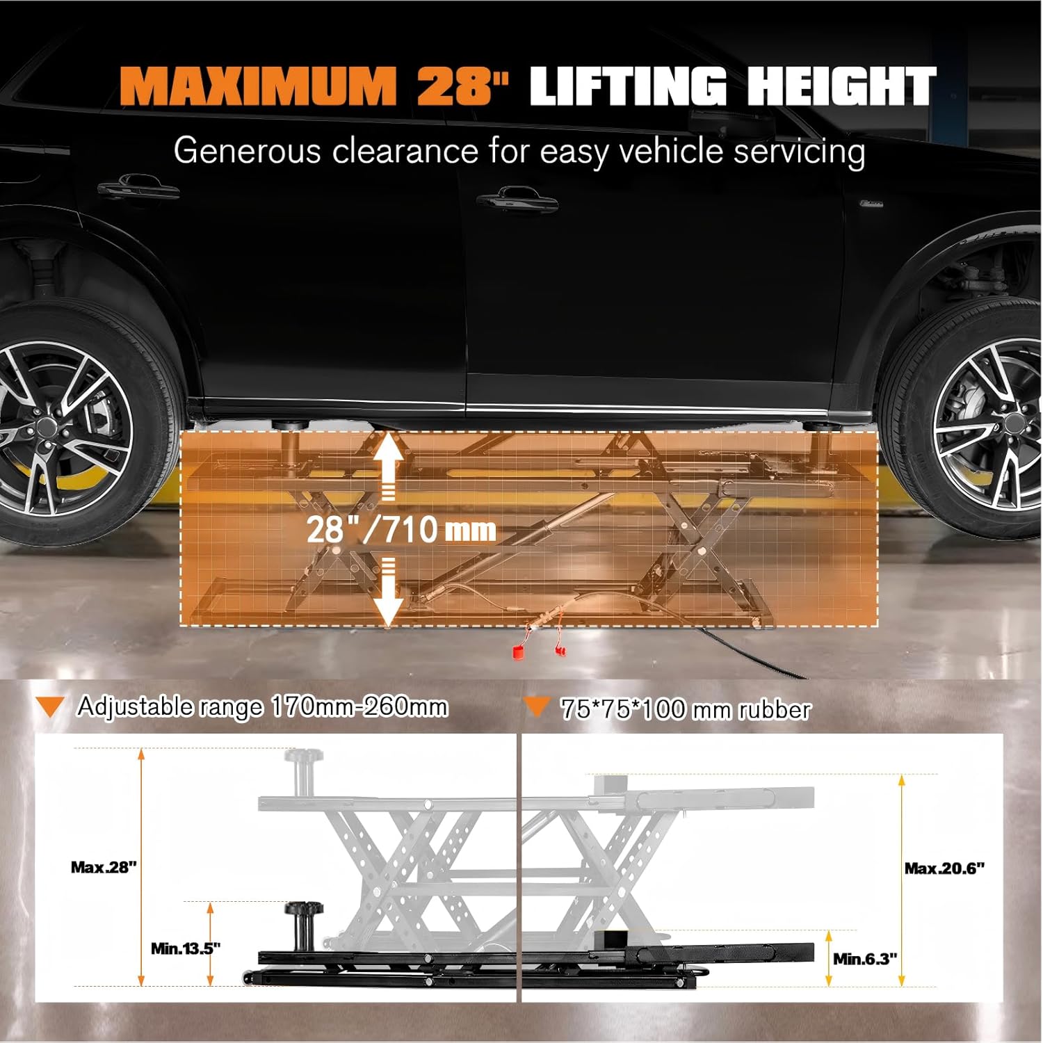 jocisland 7000 lbs portable car lift,best portable car lift for SUVs,jocisland car lift pros cons,7000 lb scissor lift vs quick jack,should I buy jocisland lift,portable car lift for garage worthit performance testing and real-world results