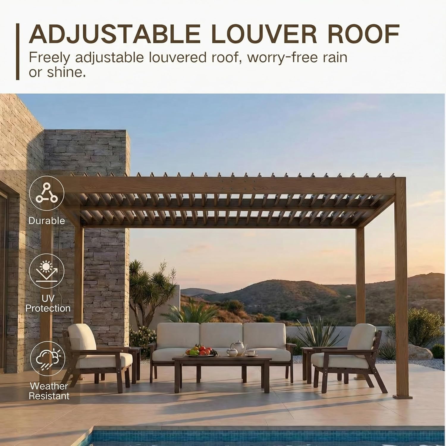 kingdura louvered pergola worth it,should i buy kingdura pergola,kingdura pergola pros cons,best adjustable louvered pergola for patio,kingdura pergola vs others,kingdura aluminum pergola honest performance testing and real-world results