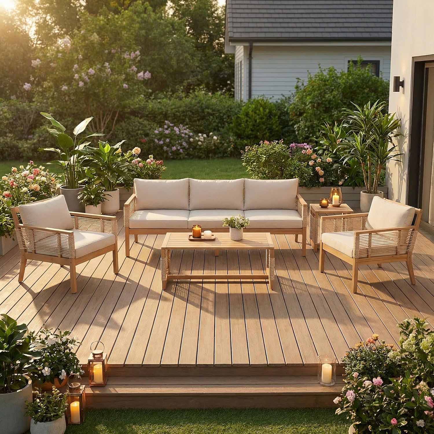 Step-by-step guide for merax 5 piece conversation set worth it,merax outdoor seating pros cons,best acacia wood patio set for weather,merax rope furniture vs competitors,is merax 5 piece set durable,should i buy merax conversation set - complete tutorial