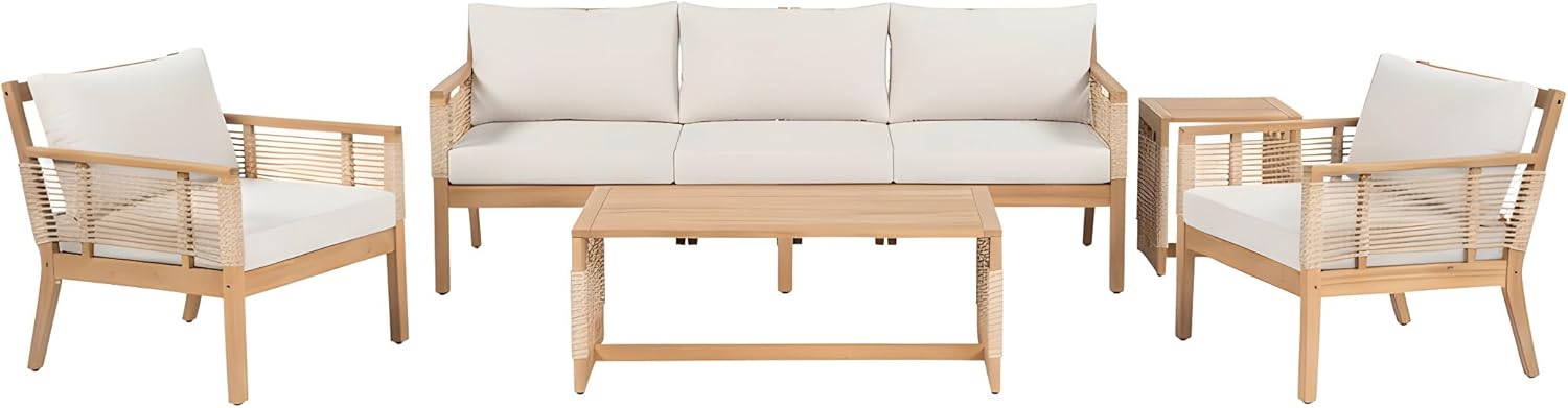 merax 5 piece conversation set worth it,merax outdoor seating pros cons,best acacia wood patio set for weather,merax rope furniture vs competitors,is merax 5 piece set durable,should i buy merax conversation set performance testing and real-world results