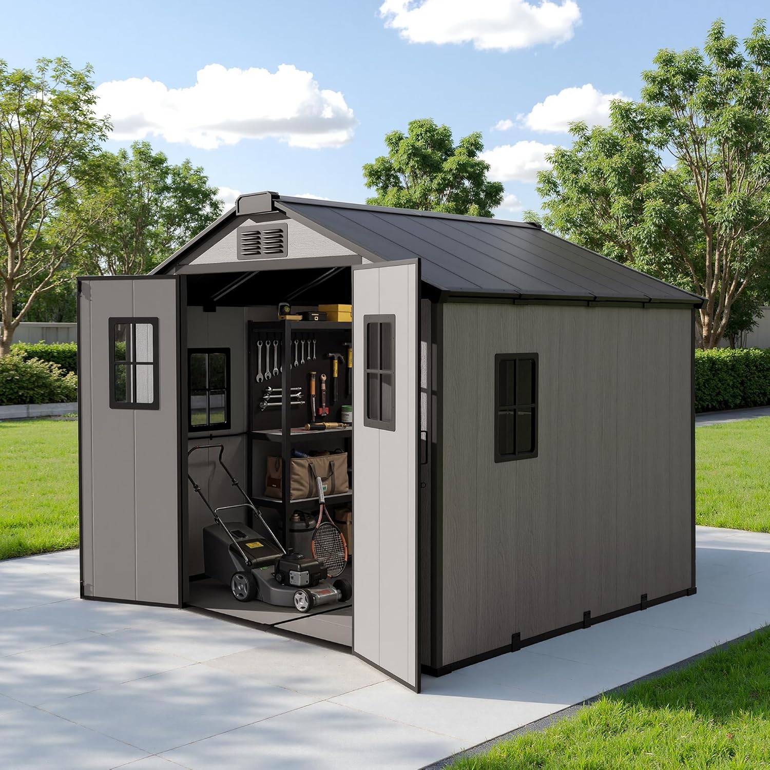 Image 1 of metal garden storage shed worth it