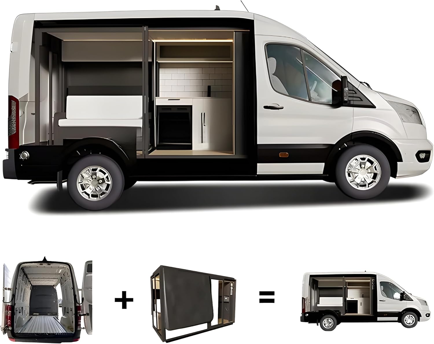 modular camper van conversion kit worth it,should I buy a modular camper kit,modular van conversion pros cons,best removable van interior,camper van kit vs custom build,sprinter transit conversion kit honest unboxing and complete package contents